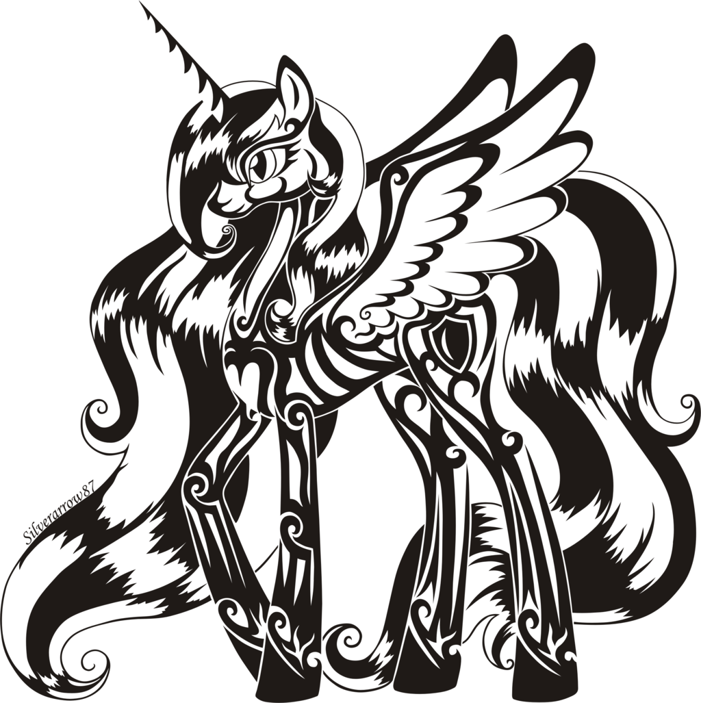 1024x1027 Nyx The New Moon Tribal Vector By Vasillium