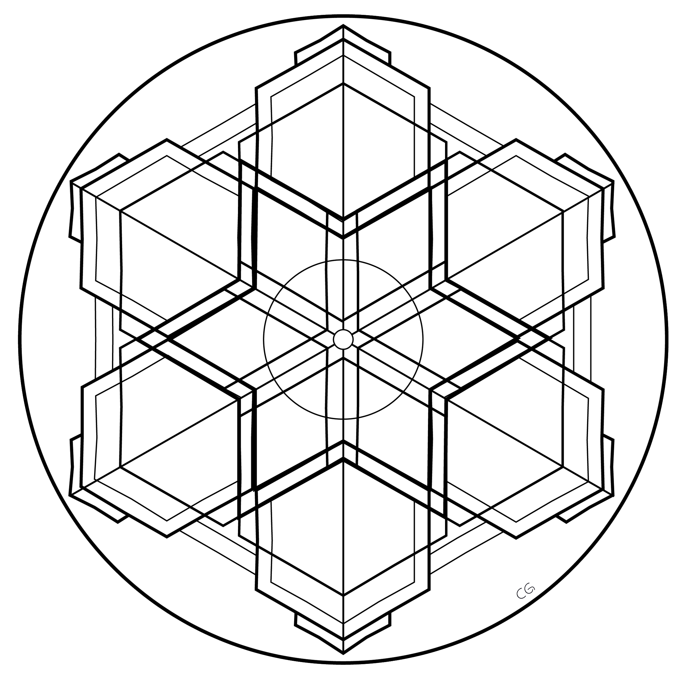 2250x2250 New Moon. Geometric Pattern Geometric Mandala Patterns