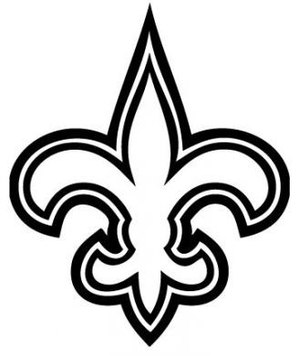 328x390 New Orleans Saints Logo Decal
