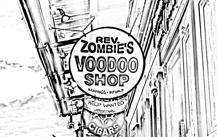 900x569 Shop Signs French Quarter New Orleans Photocopy Digital Art