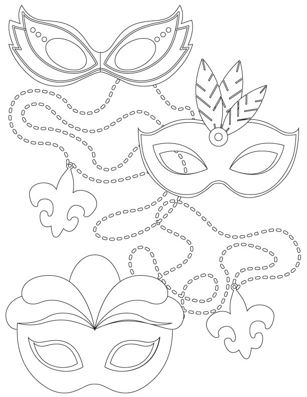 612x792 Southern Mom Loves Mardi Gras (Adult And Kid) Coloring Pages