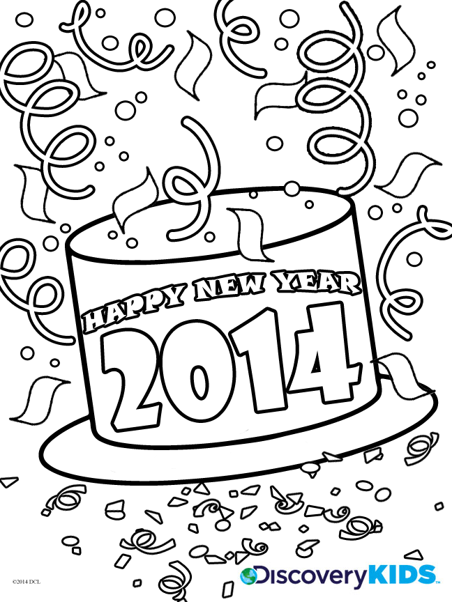648x864 Happy New Year Coloring Page Discovery Kids