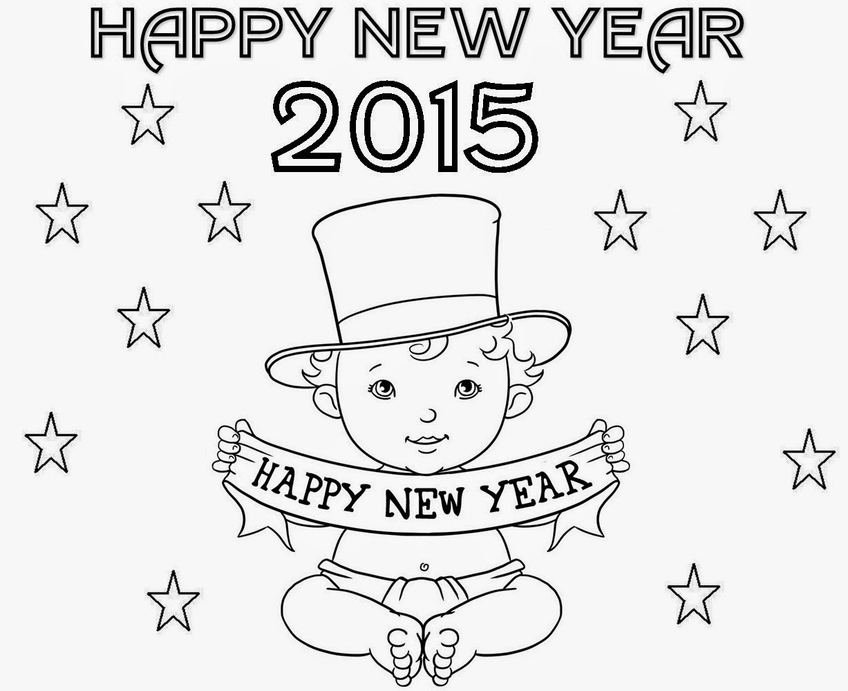1227x1000 Colour Drawing Free Hd Wallpapers Happy New Year 2015 Coloring
