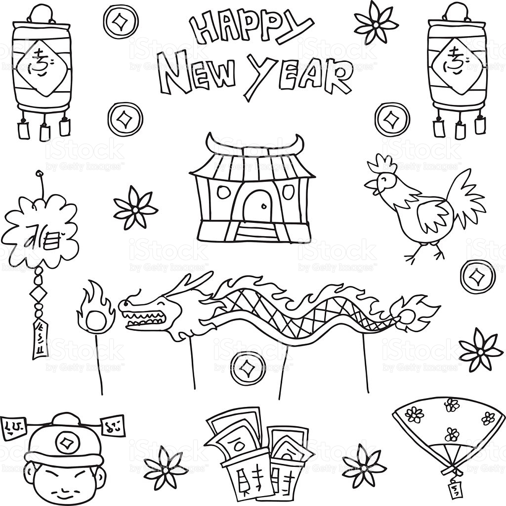 1024x1022 Doodle New Year Drawings Festival Collections