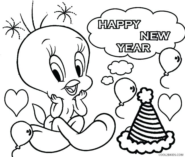 650x553 Happy New Year Coloring Pictures Happy New Years Coloring Pages