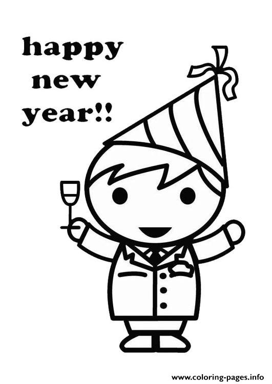 531x750 For Kids New Year Celebrate8799 Coloring Pages Printable