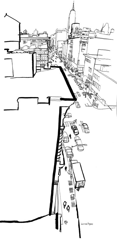 460x941 Lucinda Rogers Architectural Sketches Posts