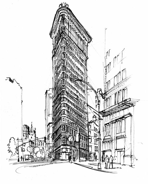 562x700 New York Reynald Aubert Sketchessketchbooks