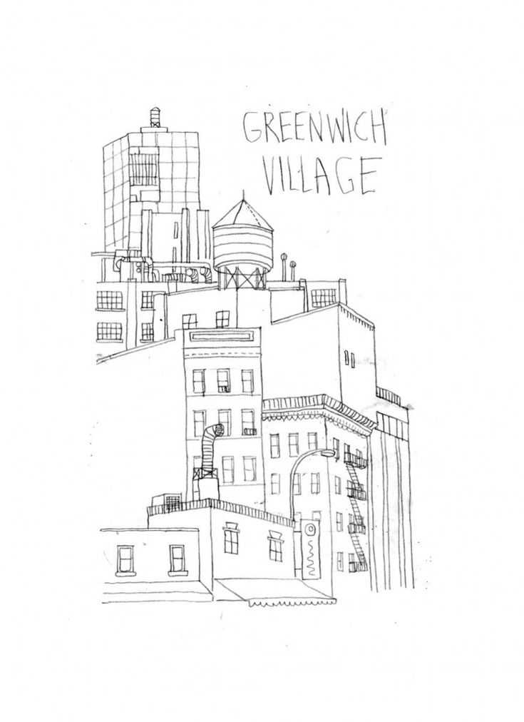 735x1012 8 Best Dessin Perspective Images On Buildings