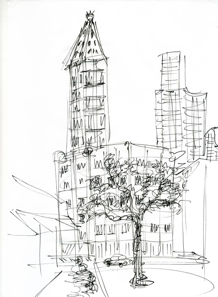 700x953 Alice In New York Sketch Smith Tower, 27 March 2011
