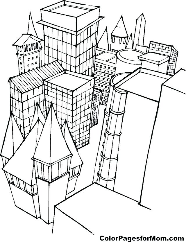 640x833 New York City Coloring Pages Coloring Collection