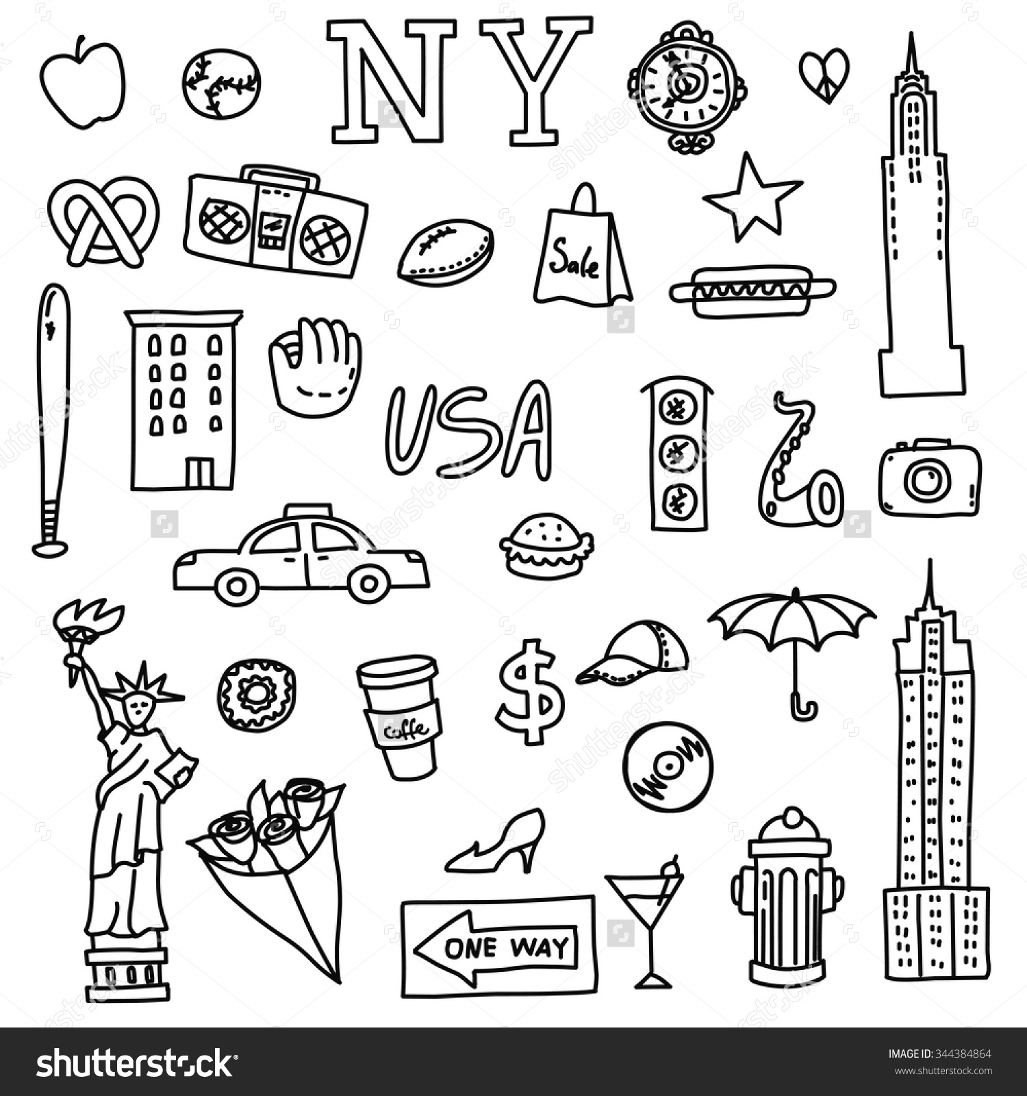 1500x1600 New York Symbols Images
