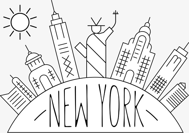 650x459 Vector Illustration Artwork New York, Vector Graphics, Vector