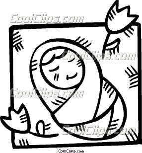 286x308 Newborn Baby Clipart Panda