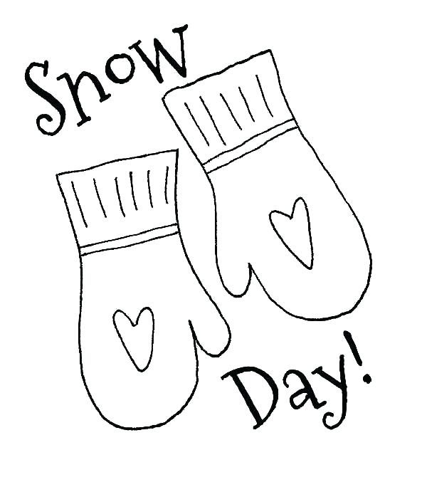 600x684 Great Mitten Coloring Page Online Mittens News Field Office