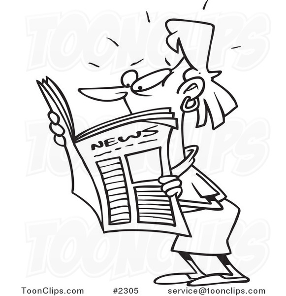 581x600 Cartoon Black And White Line Drawing Of A Lady Reading Shocking