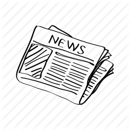 256x256 News, Newspaper, Paper Icon Icon Search Engine