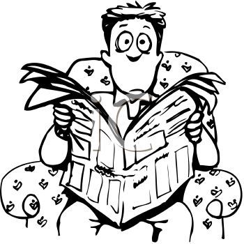 350x350 Shocking Clipart Newspaper Report