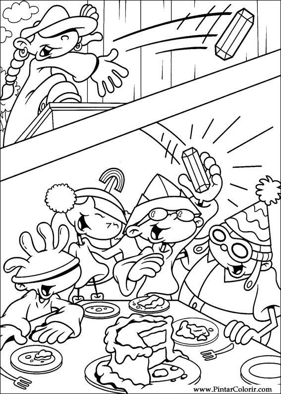 567x794 Drawings To Paint Amp Colour Kids Next Door