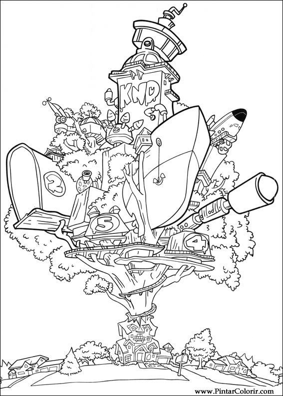 567x794 Drawings To Paint Amp Colour Kids Next Door