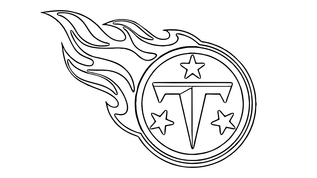 1280x720 How To Draw The Tennessee Titans Logo (Nfl)