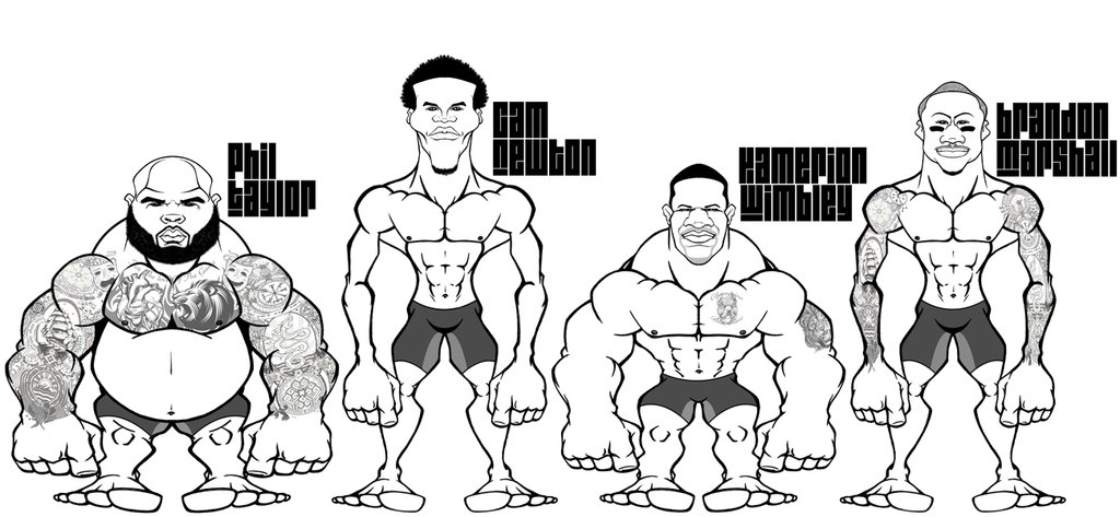 1024x473 Nfl Cartoon Vinyl Figure Concepts Pg.3 By Trakker84