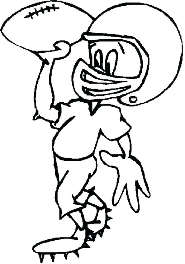 594x846 Football Coloring Pages For Kids Printable Football Player