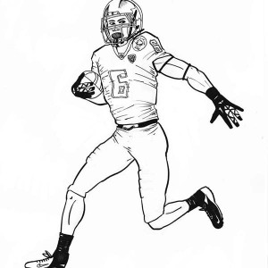 300x300 Nfl Football Player Coloring Pages