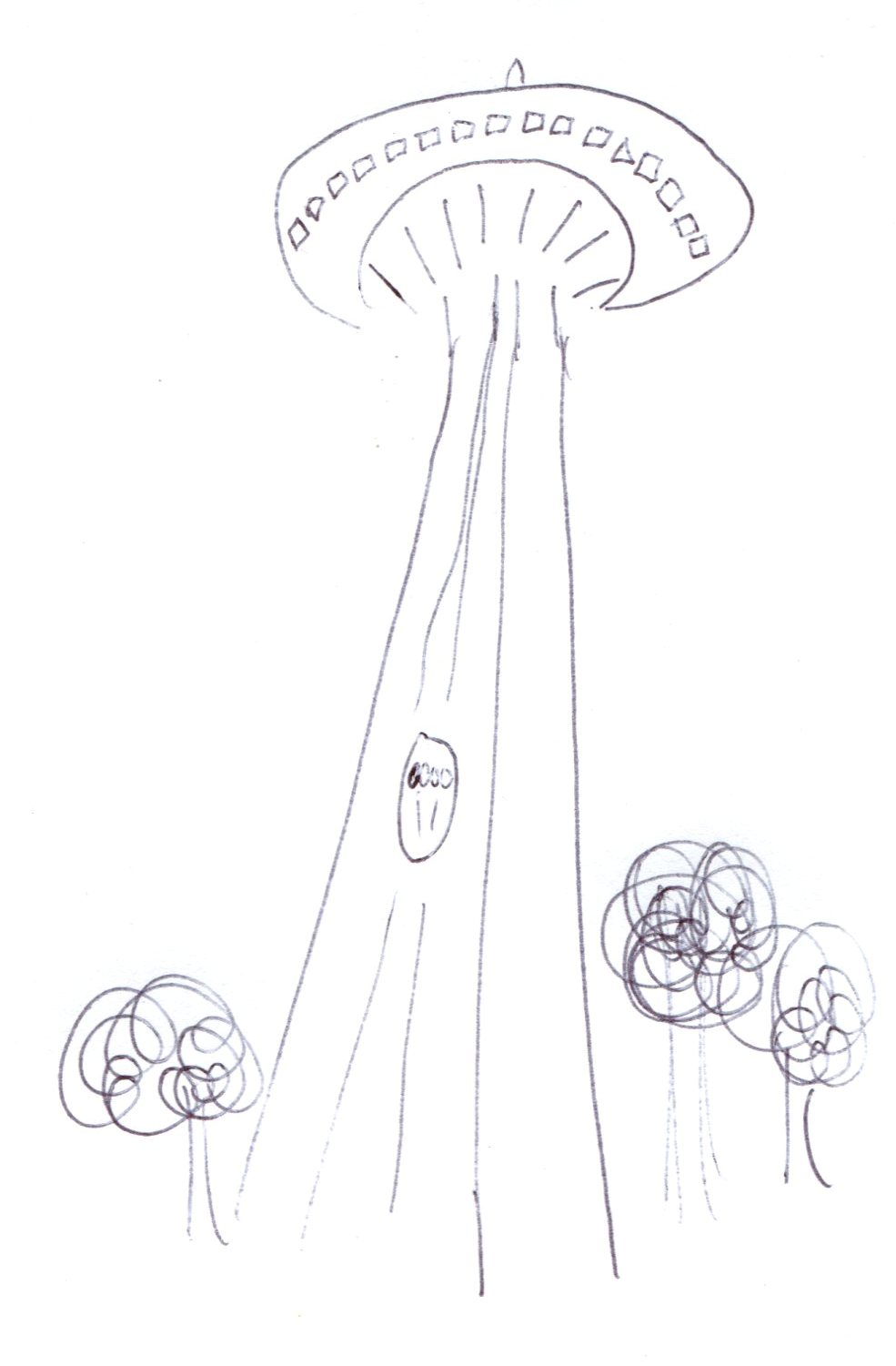 985x1501 My Drawing Of The Skylon Tower