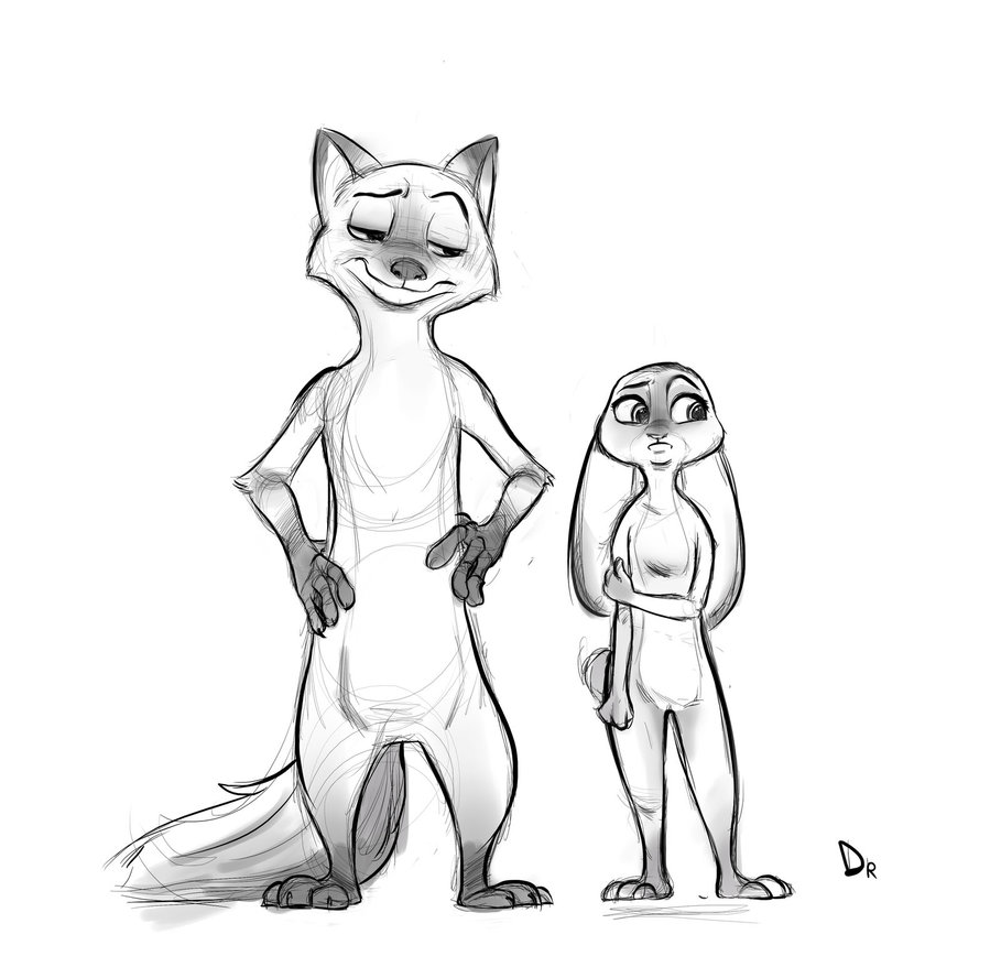 909x878 Nick And Judy