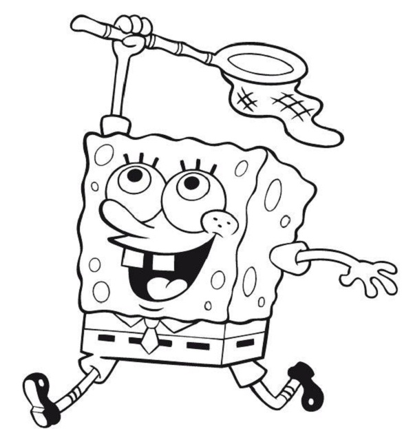 600x629 Best Spongebob Nick Jr Coloring Pages Free 3376 Printable