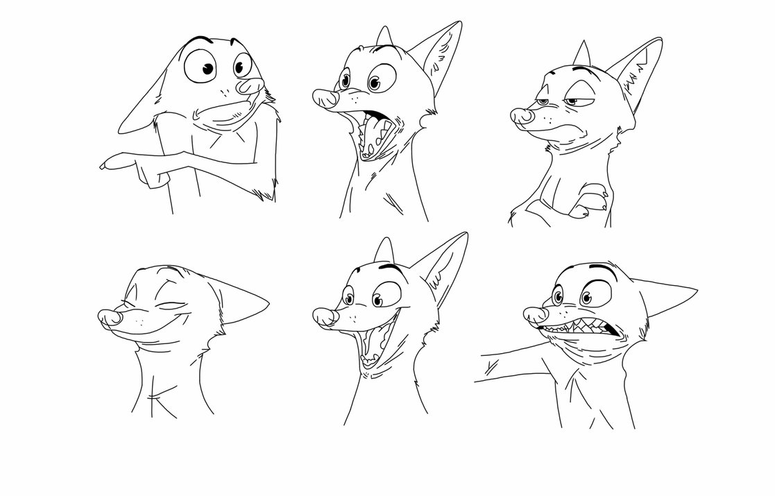 1117x715 Drawing Nick Wilde By Spartandragon12