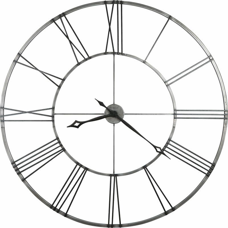 800x800 Howard Miller Stockton Wall Clock In Brushed Aged Nickel 625 472