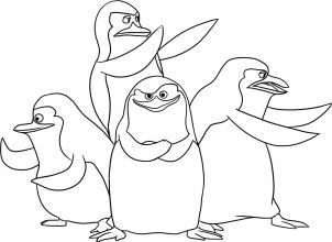 302x220 How To Draw Madagascar Penguins, Step By Step, Nickelodeon