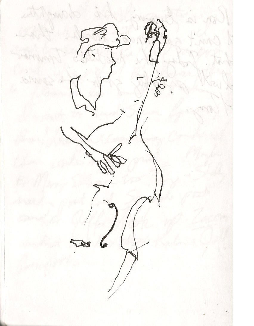 852x1093 Blind Contour Drawing Leannderthal