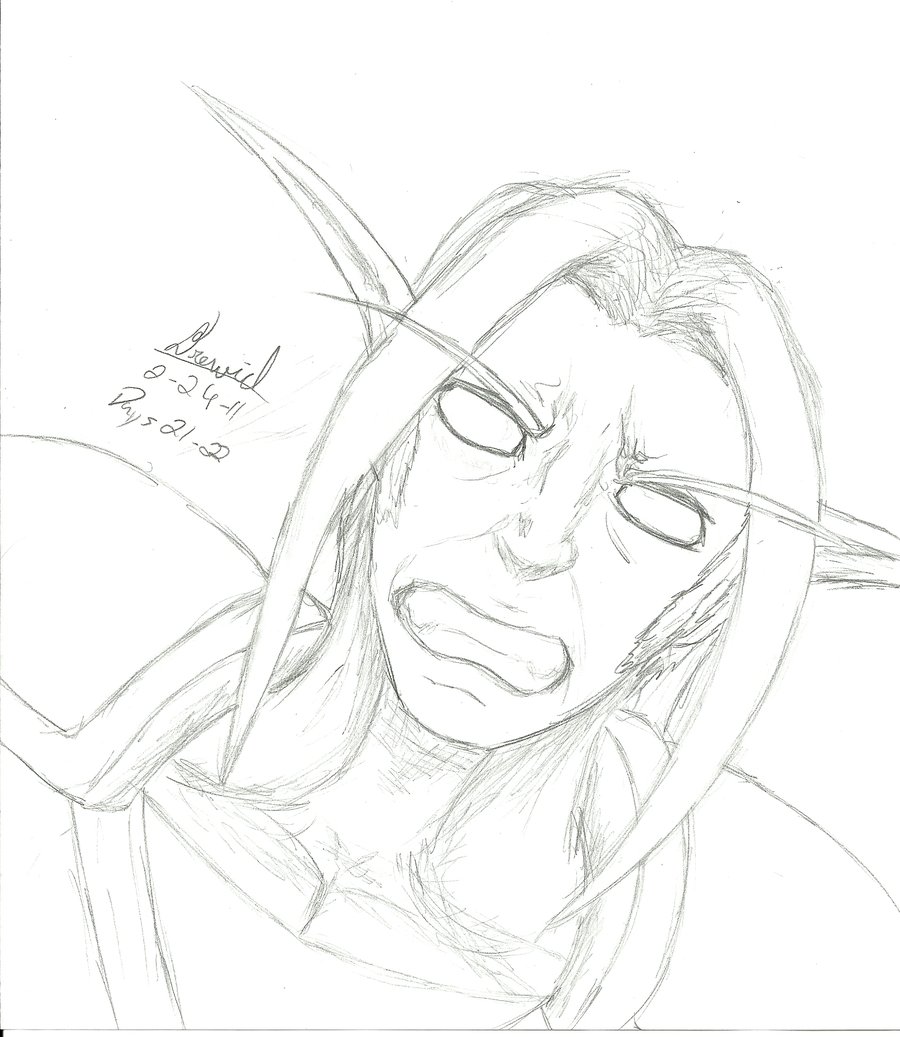 Night Elf Drawing