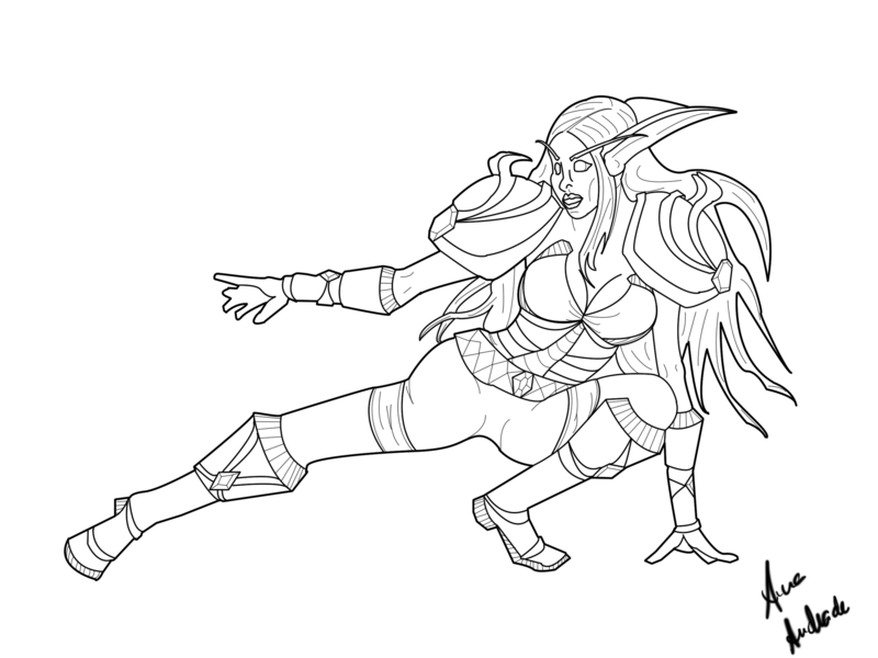 800x600 Night Elf Rogue By Maiden Hebi