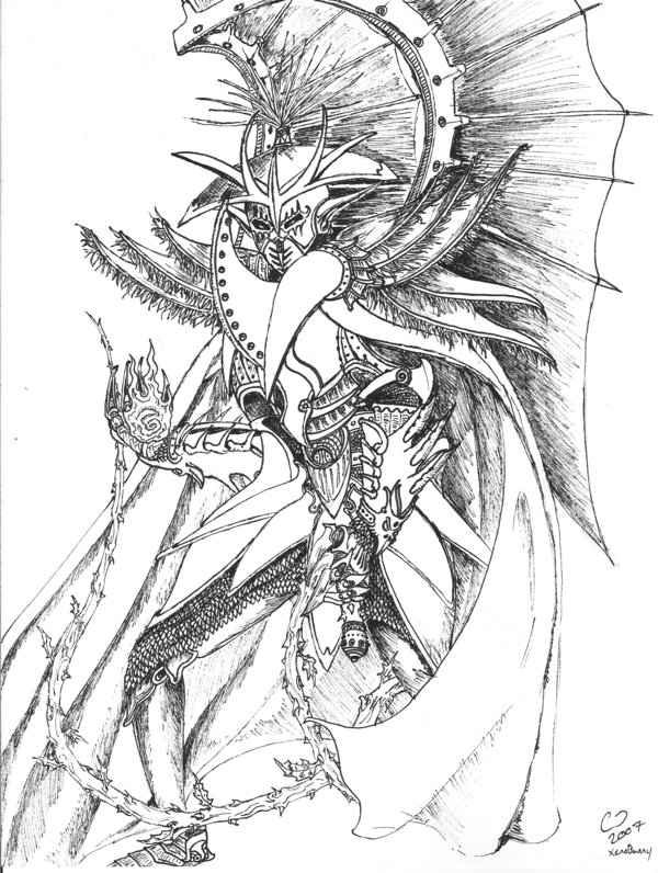 600x796 Night Elf Warden By Xenobunny