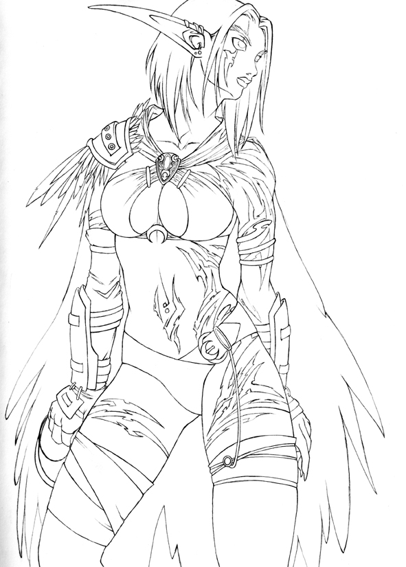 591x825 Kyrea, Night Elf Babe By Ralome