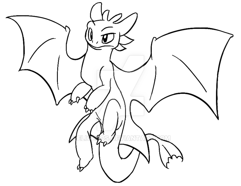 800x618 The Night Fury By Eligecos