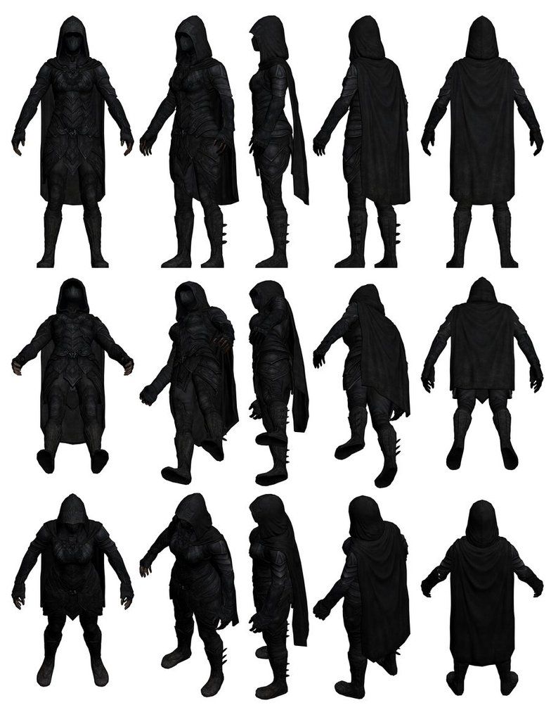 784x1019 Skyrim Nightingale Armor Female