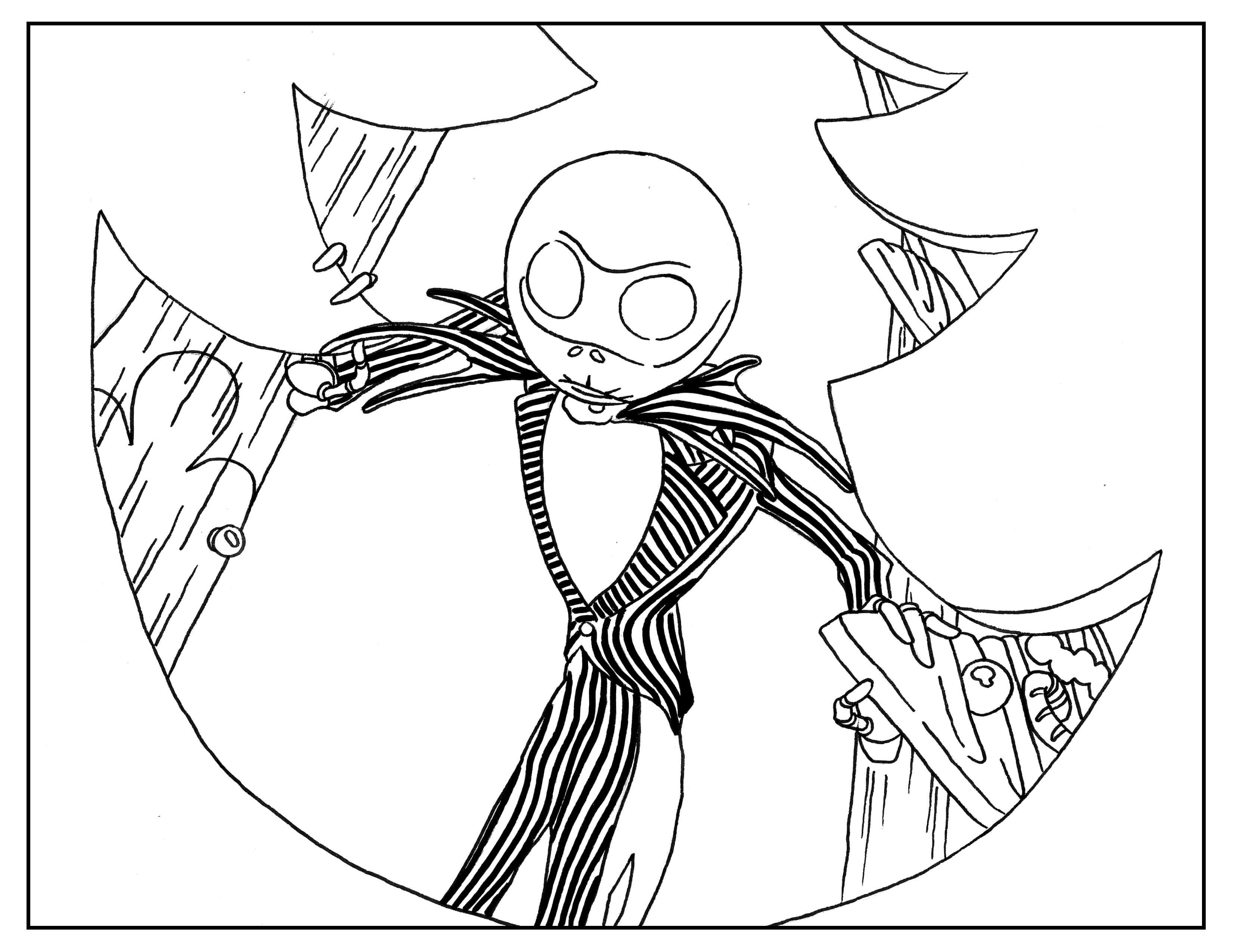 3300x2550 Nightmare Before Christmas Adult Adult Coloring Pages Download 