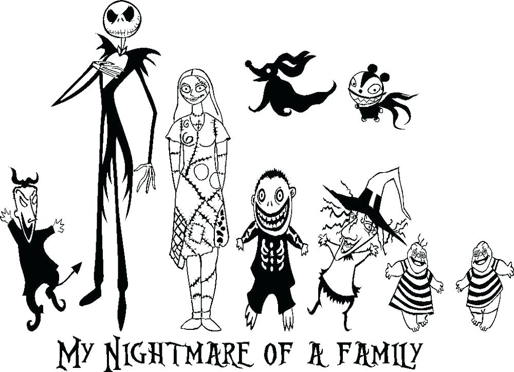 1000x724 Nightmare Before Christmas Coloring Brexitbook.club