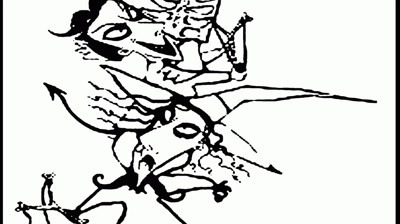 1366x768 Free Printable Nightmare Before Christmas Coloring Pages Adult