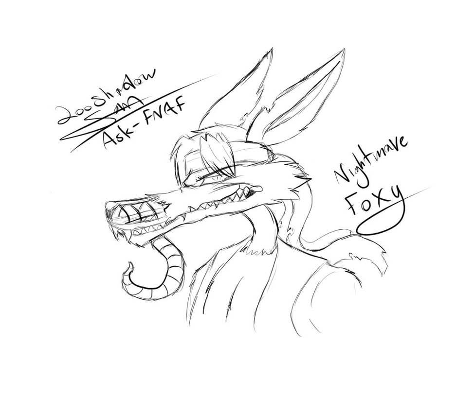 976x819 Nightmare Foxy (Redone) By Ask Fnaf