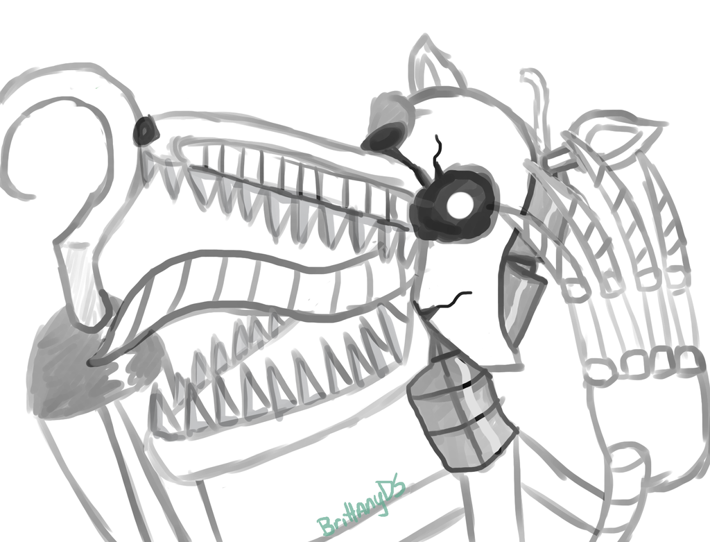 1024x781 Nightmare Foxy By Duser Jk