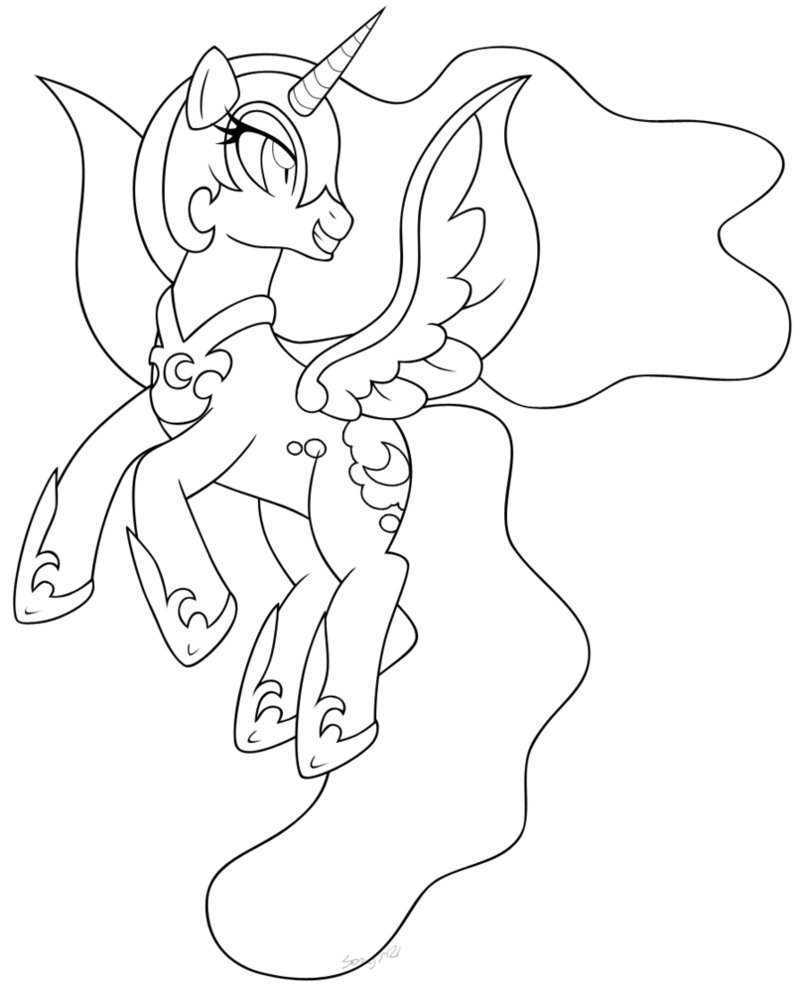 806x992 Inked Nightmare Moon 2 By Mintystitch