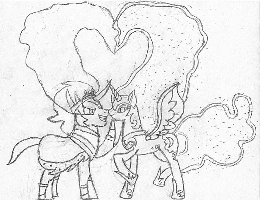 900x694 Sombra And Nightmare Moon By Dalirpl