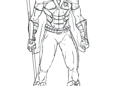 440x330 Elegant Nightwing Coloring Pages Print Coloring