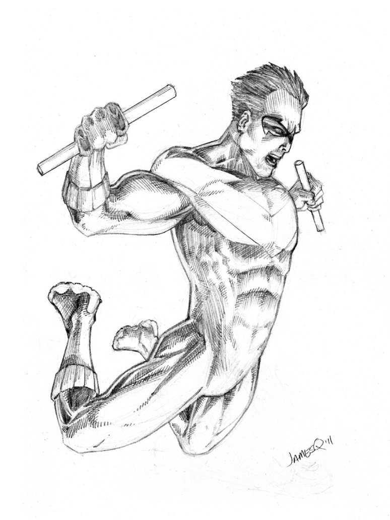 774x1032 Nightwing Airborn By Jamesq